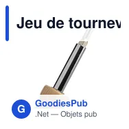 Jeu de tournevis personnalisable en bois d'hévéa avec logo - Miniature 9
