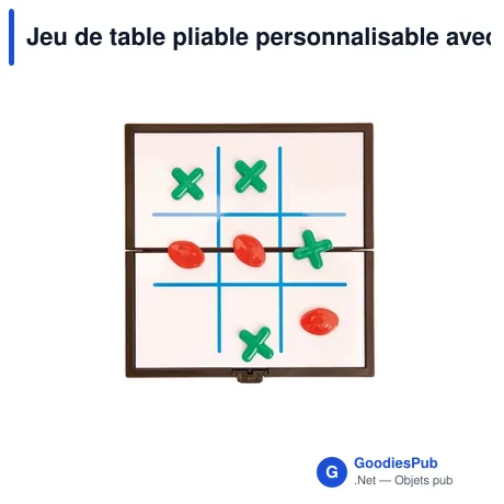 Jeu de table pliable personnalisable avec logo - Jeu Diamond