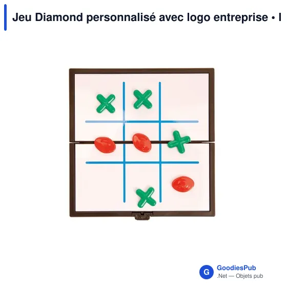 Jeu de table pliable personnalisable avec logo - Jeu Diamond - Image 1