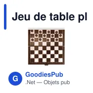Jeu de table pliable personnalisable avec logo - Jeu Diamond - Miniature 2
