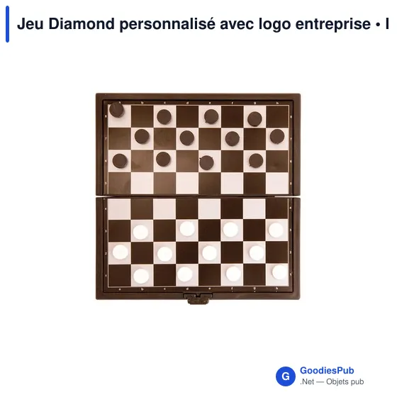 Jeu de table pliable personnalisable avec logo - Jeu Diamond - Image 2