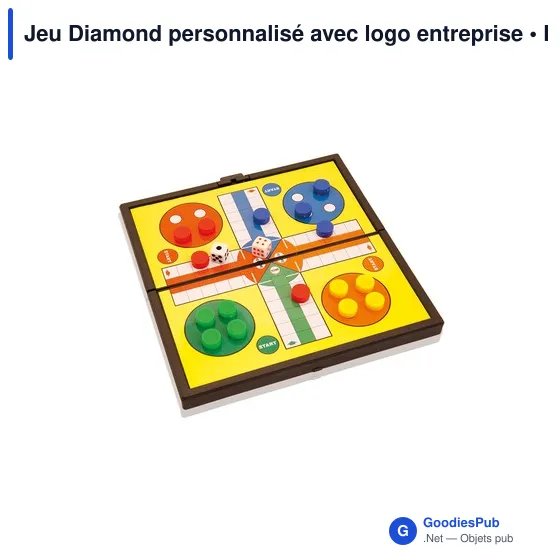 Jeu de table pliable personnalisable avec logo - Jeu Diamond - Image 3