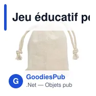 Jeu éducatif personnalisable de chiffres en pin avec logo - Ezekiel - Miniature 1
