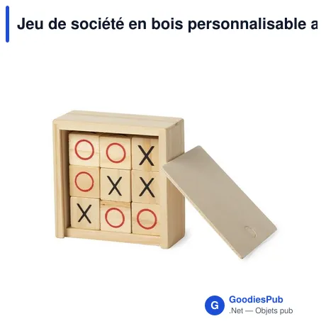 Jeu de société en bois personnalisable avec logo - Jeu Grapex