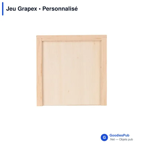 Jeu de société en bois personnalisable avec logo - Jeu Grapex - Image 2
