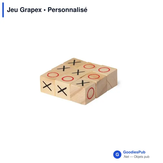 Jeu de société en bois personnalisable avec logo - Jeu Grapex - Image 5
