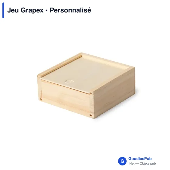 Jeu de société en bois personnalisable avec logo - Jeu Grapex - Image 6