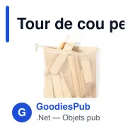 Tour de cou personnalisable avec logo pour entreprises - Miniature 4