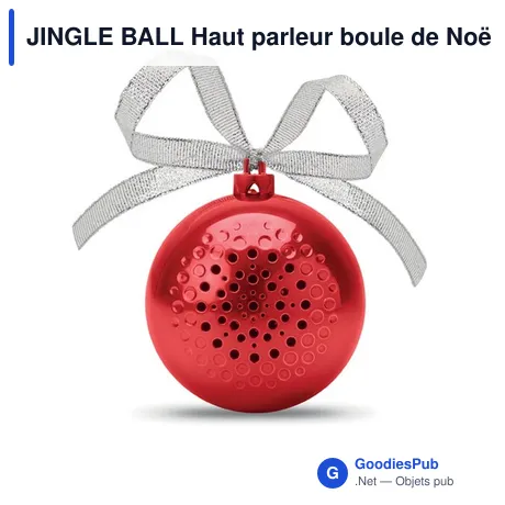 JINGLE BALL Haut parleur boule de Noël