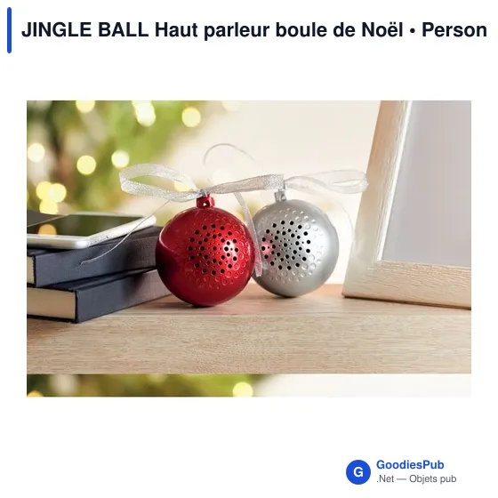 JINGLE BALL Haut parleur boule de Noël - Image 4