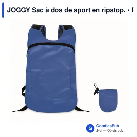 JOGGY Sac à dos de sport en ripstop.