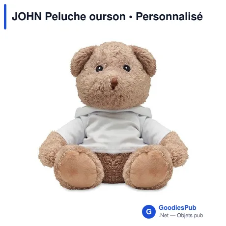 JOHN Peluche ourson
