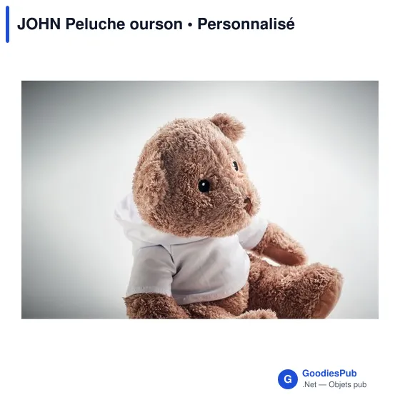 JOHN Peluche ourson - Image 4