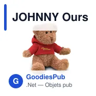JOHNNY Ours en peluche avec t-shirt - Miniature 9