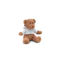 Variante blanc - JOHNNY Ours en peluche avec t-shirt