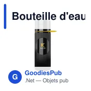 Bouteille d'eau personnalisable Join The Pipe Atlantis Ring 500 ml avec logo - Miniature 4