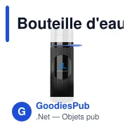 Bouteille d'eau personnalisable Join The Pipe Atlantis Ring 500 ml avec logo - Miniature 10