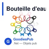 Bouteille d'eau personnalisable Join The Pipe Atlantis Ring 500 ml avec logo - Miniature 11