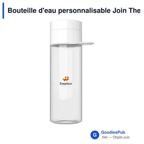 Bouteille d'eau personnalisable Join The Pipe Kumasi Ring 500 ml avec logo