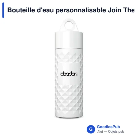 Bouteille d'eau personnalisable Join The Pipe Nairobi 500 ml avec logo