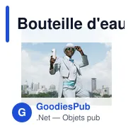 Bouteille d'eau personnalisable Join The Pipe Nairobi Ring 500ml avec logo - Miniature 11