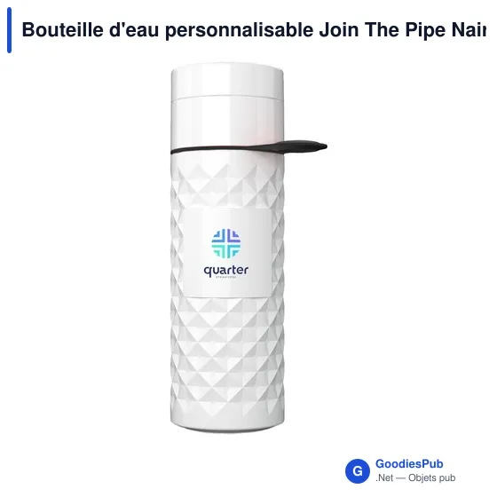 Bouteille d'eau personnalisable Join The Pipe Nairobi Ring 500ml avec logo - Image 9