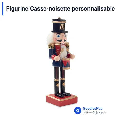 Figurine Casse-noisette personnalisable en bois avec logo