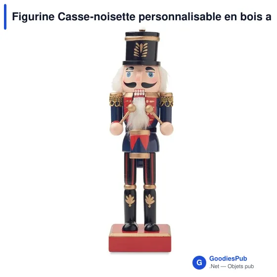 Figurine Casse-noisette personnalisable en bois avec logo - Image 2