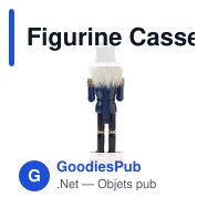 Figurine Casse-noisette personnalisable en bois avec logo - Miniature 3