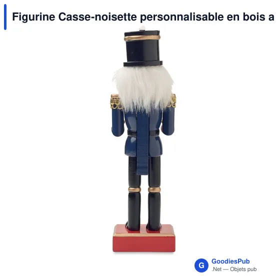 Figurine Casse-noisette personnalisable en bois avec logo - Image 3