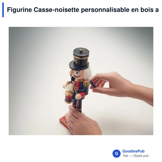 Figurine Casse-noisette personnalisable en bois avec logo - Image 6