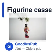 Figurine casse-noisette personnalisable en bois - JOLLYavec logo - Miniature 7