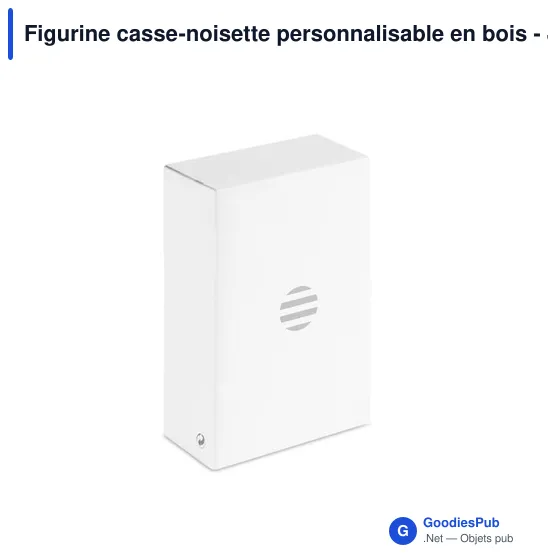 Figurine casse-noisette personnalisable en bois - JOLLYavec logo - Image 8