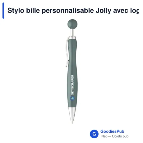 Stylo bille personnalisable Jolly avec logo