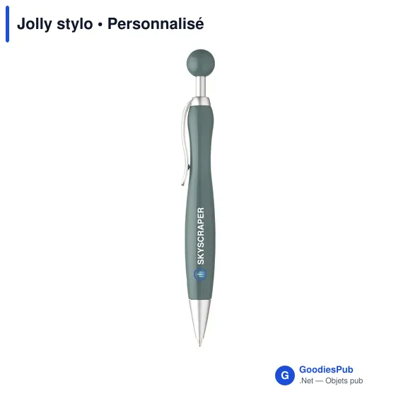 Stylo bille personnalisable Jolly avec logo - Image 1
