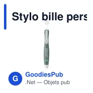 Stylo bille personnalisable Jolly avec logo - Miniature 2