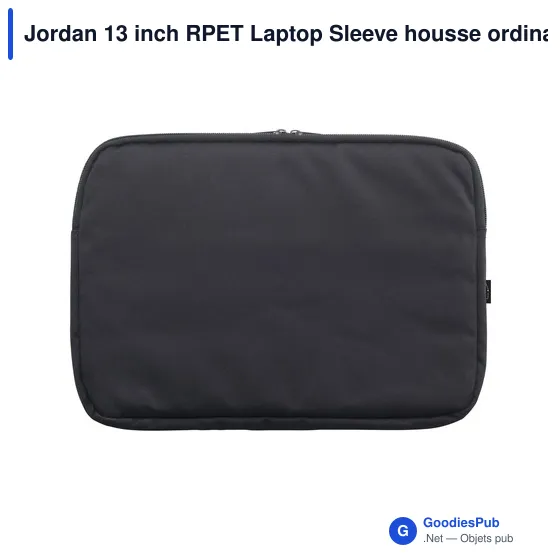 Jordan 13 inch RPET Laptop Sleeve housse ordinateur personnalisé avec logo entreprise - Image 5