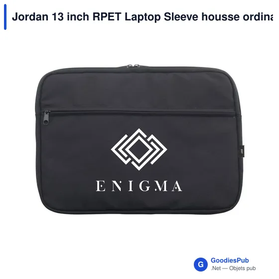 Jordan 13 inch RPET Laptop Sleeve housse ordinateur personnalisé avec logo entreprise - Image 9