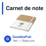 Carnet de notes personnalisable en liège avec logo - Journal Cork Notebook - Miniature 2