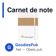 Carnet de notes personnalisable en liège avec logo - Journal Cork Notebook - Miniature 5