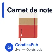 Carnet de notes personnalisable en liège avec logo - Journal Cork Notebook - Miniature 9