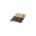 Variante noir - Carnet de notes personnalisable en liège avec logo - Journal Cork Notebook