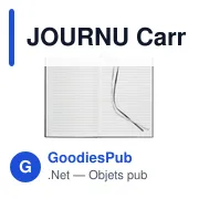 Carnet de notes A5 personnalisable en papier recyclé - JOURNUavec logo - Miniature 6
