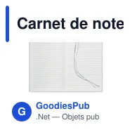 Carnet de notes A5 personnalisable en papier recyclé - JOURNUavec logo - Miniature 10