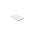 Variante blanc - Carnet de notes A5 personnalisable en papier recyclé - JOURNUavec logo