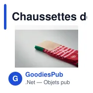 Chaussettes de Noël personnalisables avec logo pour entreprises - Miniature 6