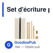 Set d'écriture personnalisable avec logo - JUCOSET - Miniature 1