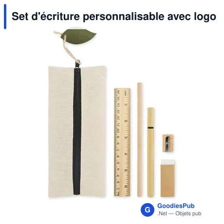 Set d'écriture personnalisable avec logo - JUCOSET