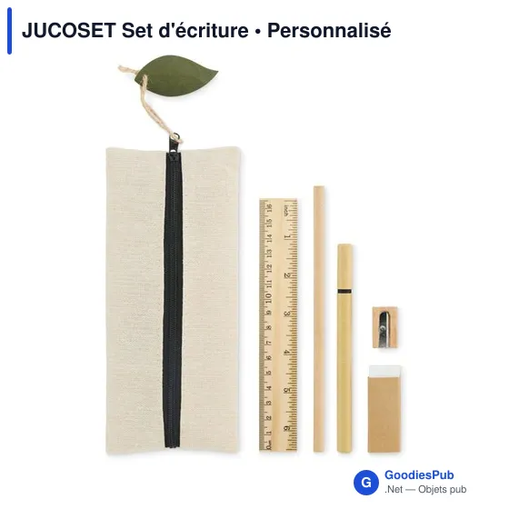 Set d'écriture personnalisable avec logo - JUCOSET - Image 1