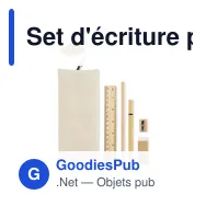 Set d'écriture personnalisable avec logo - JUCOSET - Miniature 2
